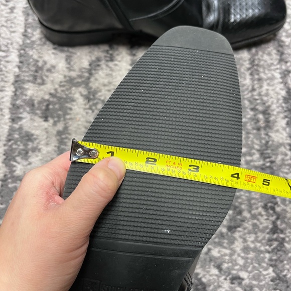 Stacy Adams Cap Toe Chelsea Boot Black 7.5 Memory Foam Cushion - Picture 12 of 12